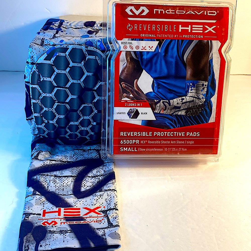 NEW MCDAVID REVERSIBLE SHOOTER SLEEVE PROTECTIVE PADS SMALL YOUTH